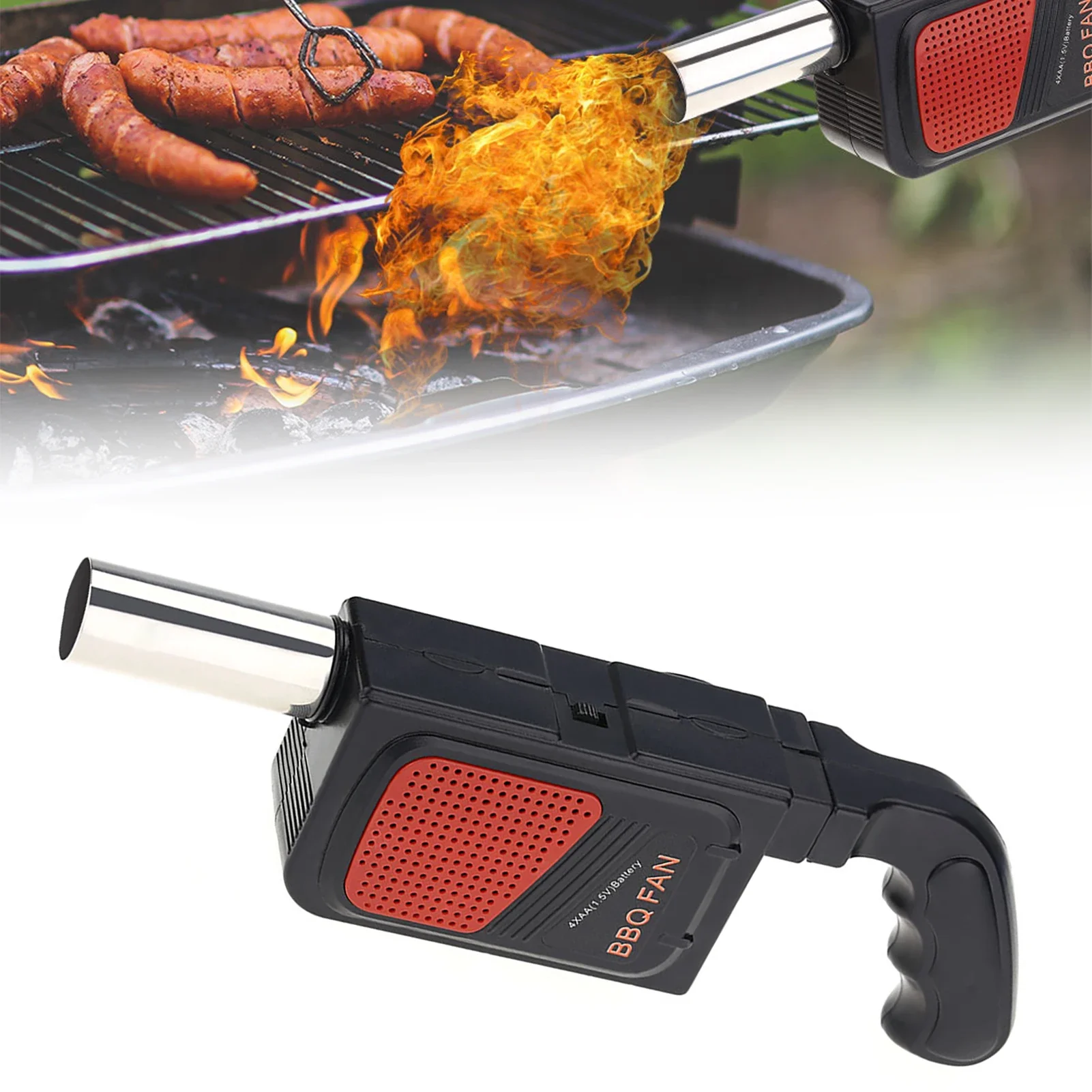 Kipas BBQ Elektrik Genggam Por - Camping Cooking Portable ulasan dan harga