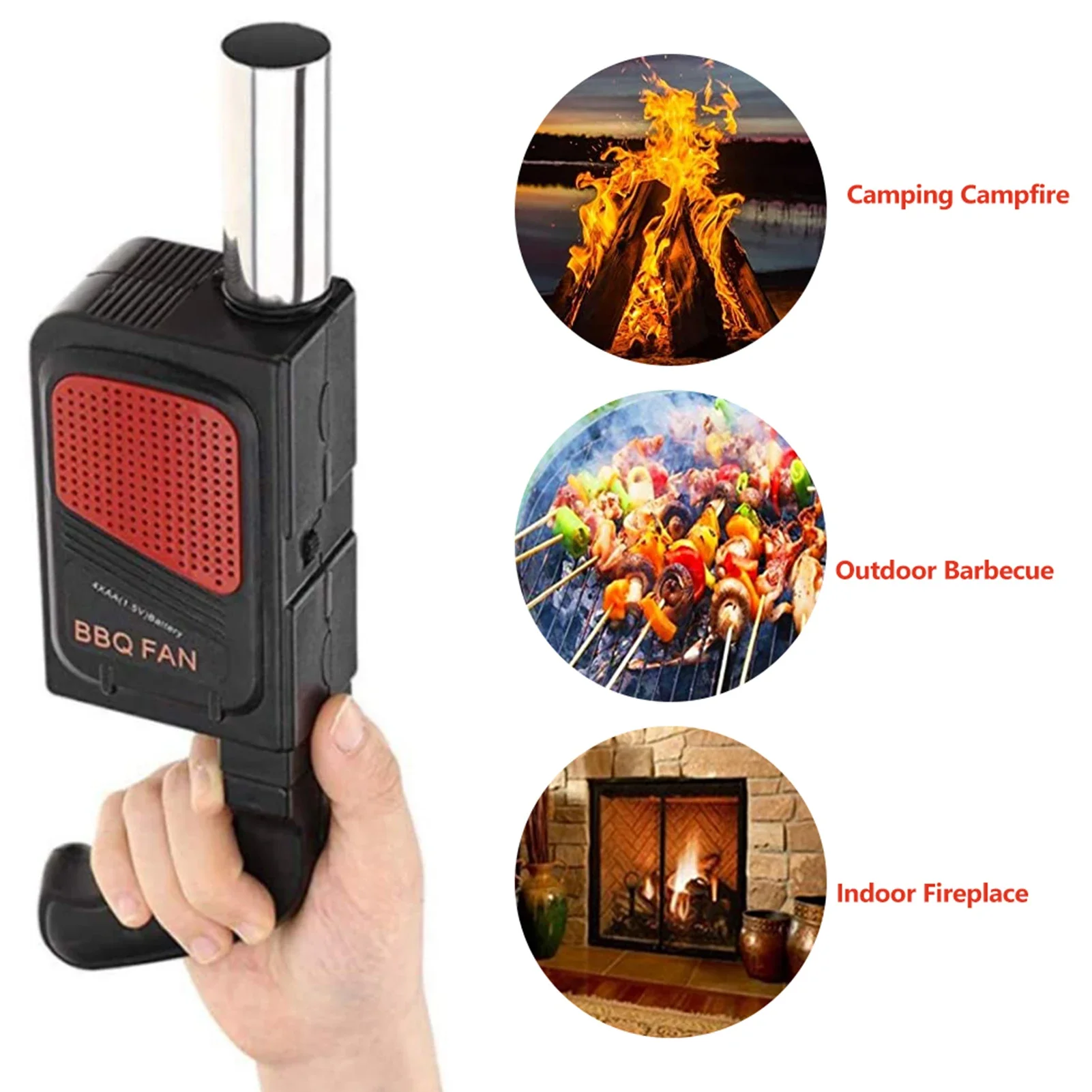 Kipas BBQ Elektrik Genggam Por - Camping Cooking Portable ulasan dan harga