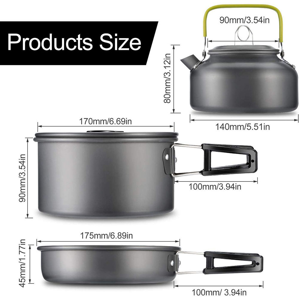 Set Peralatan Masak untuk Berk - Camping Cooking Accessories ulasan dan harga