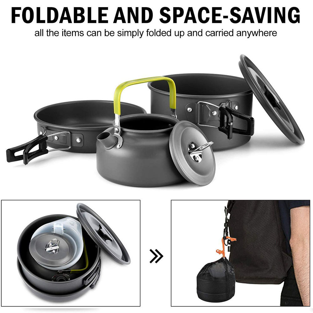 Set Peralatan Masak untuk Berk - Camping Cooking Accessories ulasan dan harga