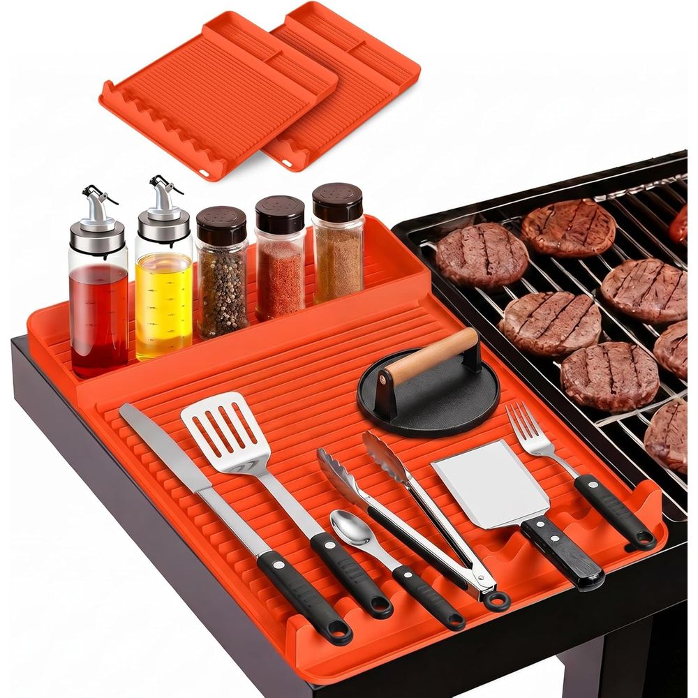 Alas Panggangan Silikon Tahan  - Camping Cooking Area ulasan dan harga