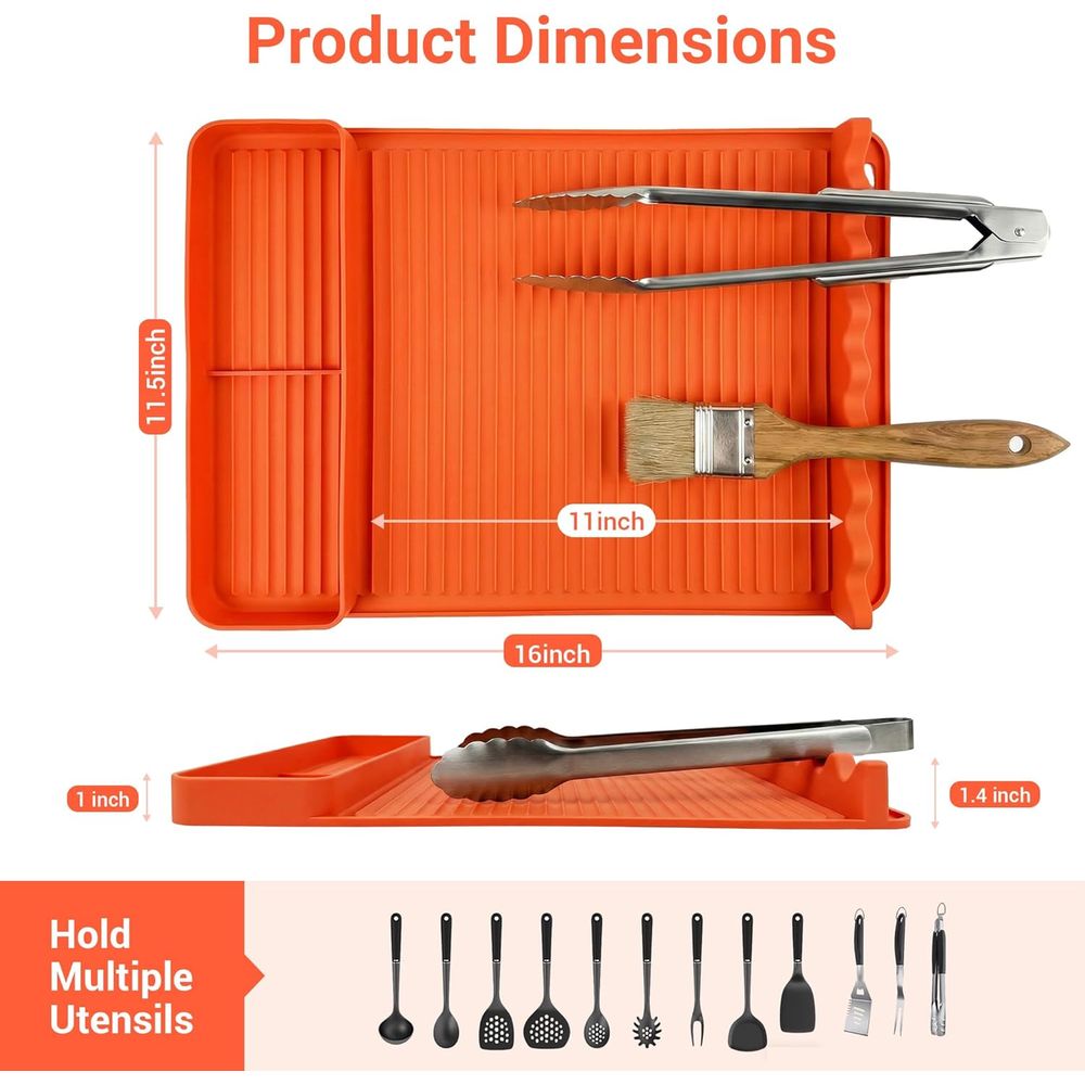 Alas Panggangan Silikon Tahan  - Camping Cooking Area ulasan dan harga