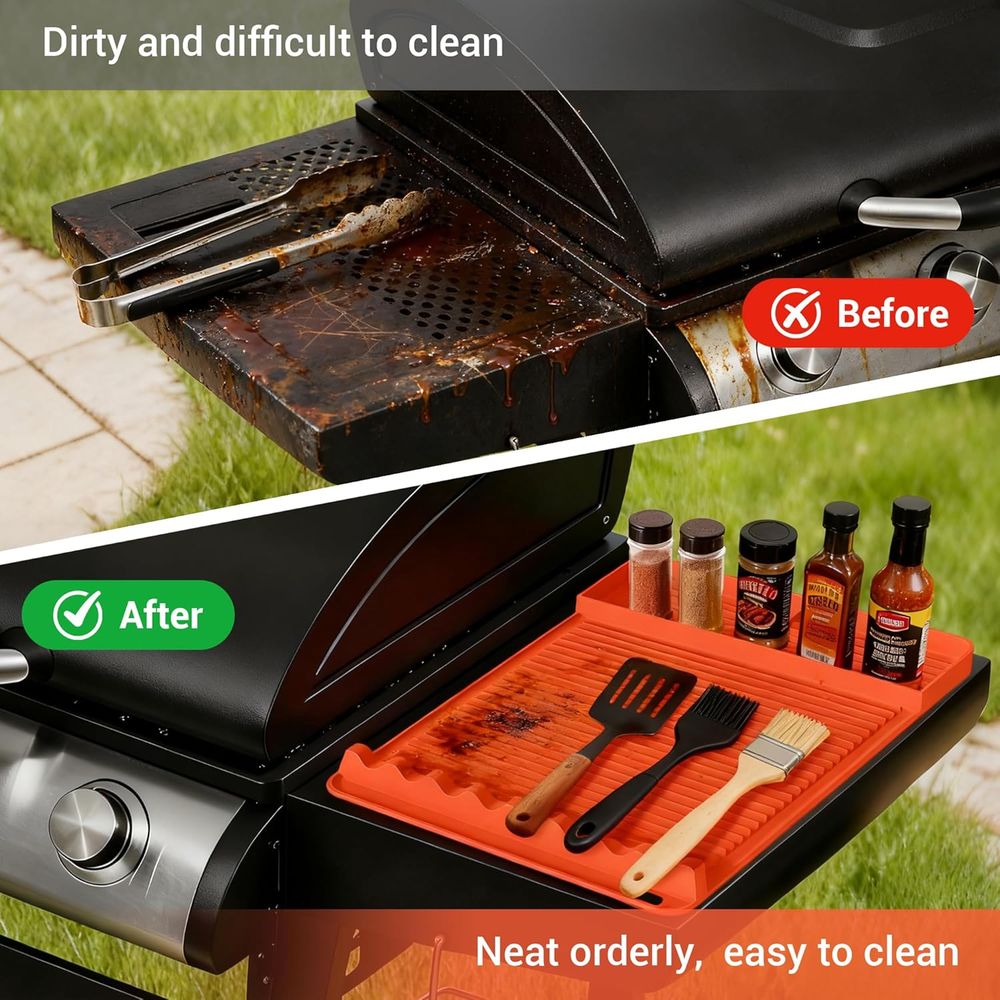 Alas Panggangan Silikon Tahan  - Camping Cooking Area ulasan dan harga