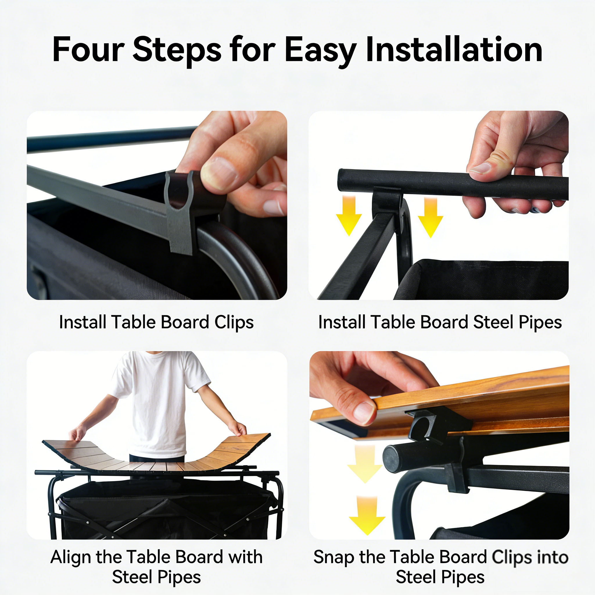 Meja Lipat Portabel Beiyue unt - Camping Cooking Table Foldable ulasan dan harga