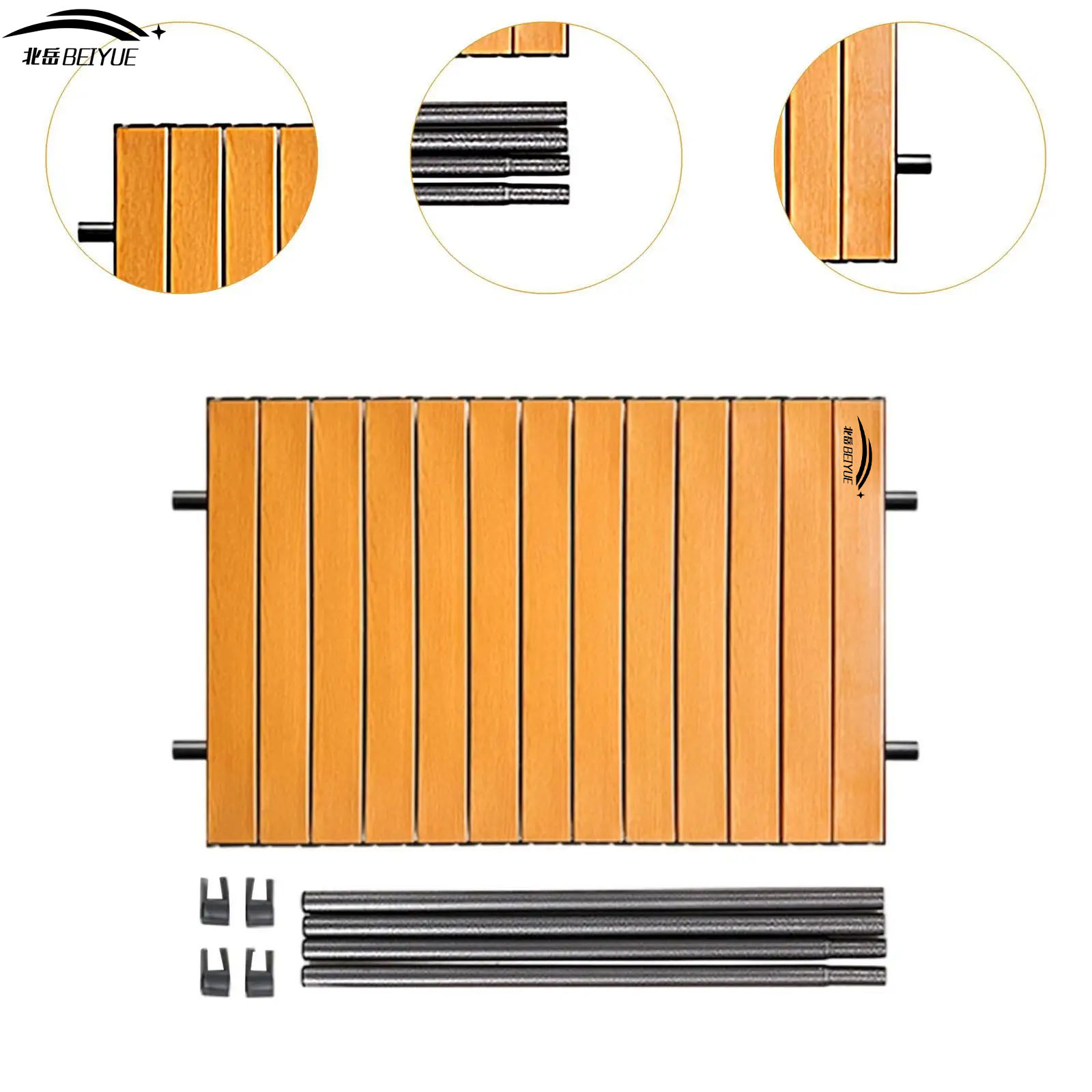 Meja Lipat Portabel Beiyue unt - Camping Cooking Table Foldable ulasan dan harga