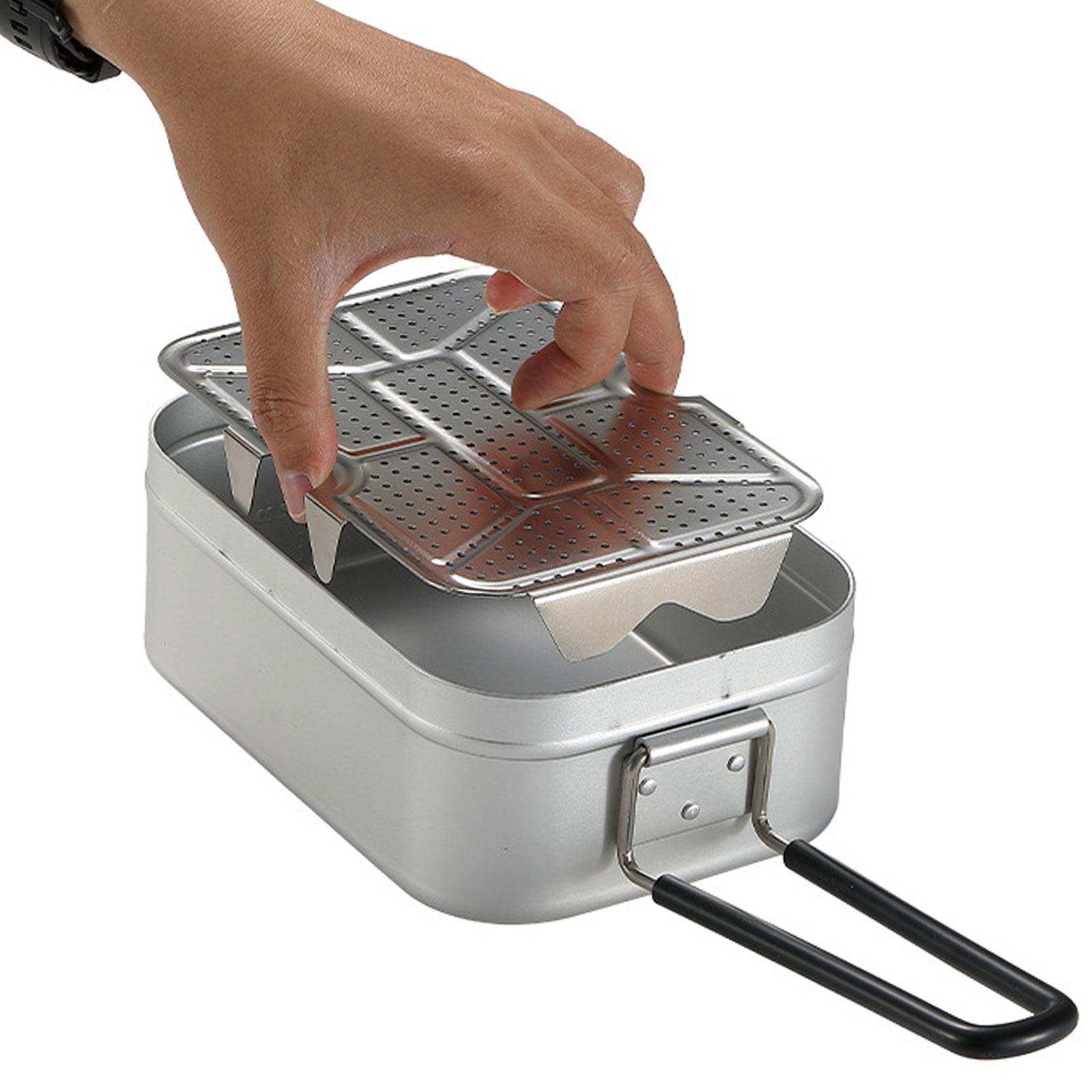 Rak Pengukus Baja Tahan Karat  - Camping Cooking Box ulasan dan harga