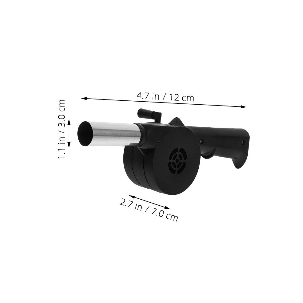 Kipas BBQ Manual Hitam dengan  - Camping Cooking Portable ulasan dan harga
